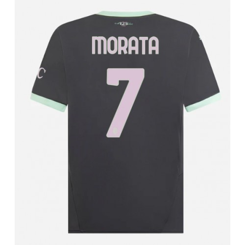 Moški Nogometni dresi AC Milan Alvaro Morata #7 Tretji 2024-25 Kratek Rokav